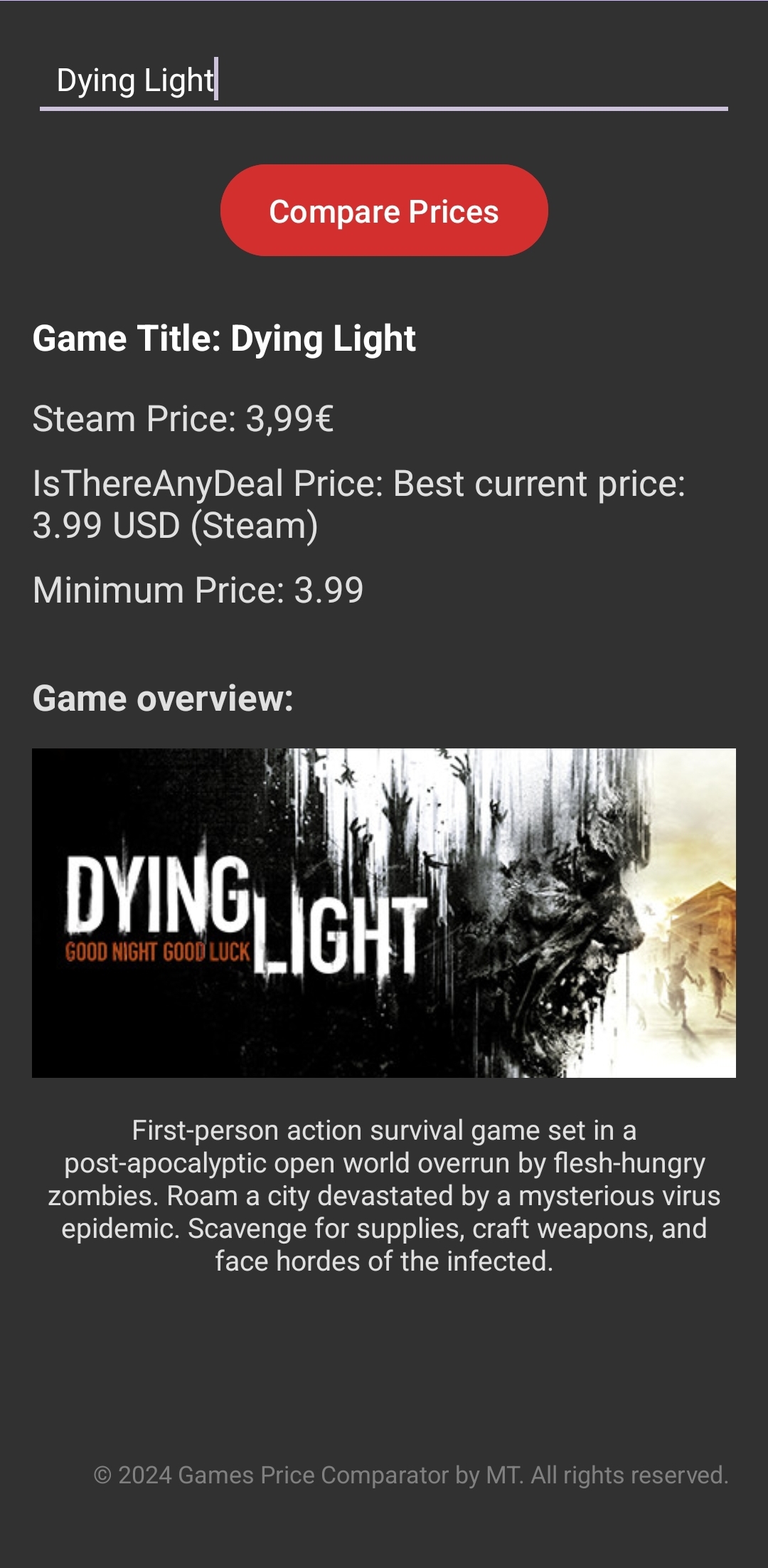 Screenshot of Dying Light