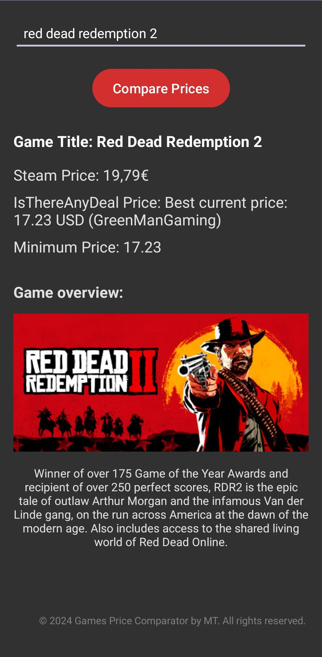 Screenshot of Red Dead Redemption 2