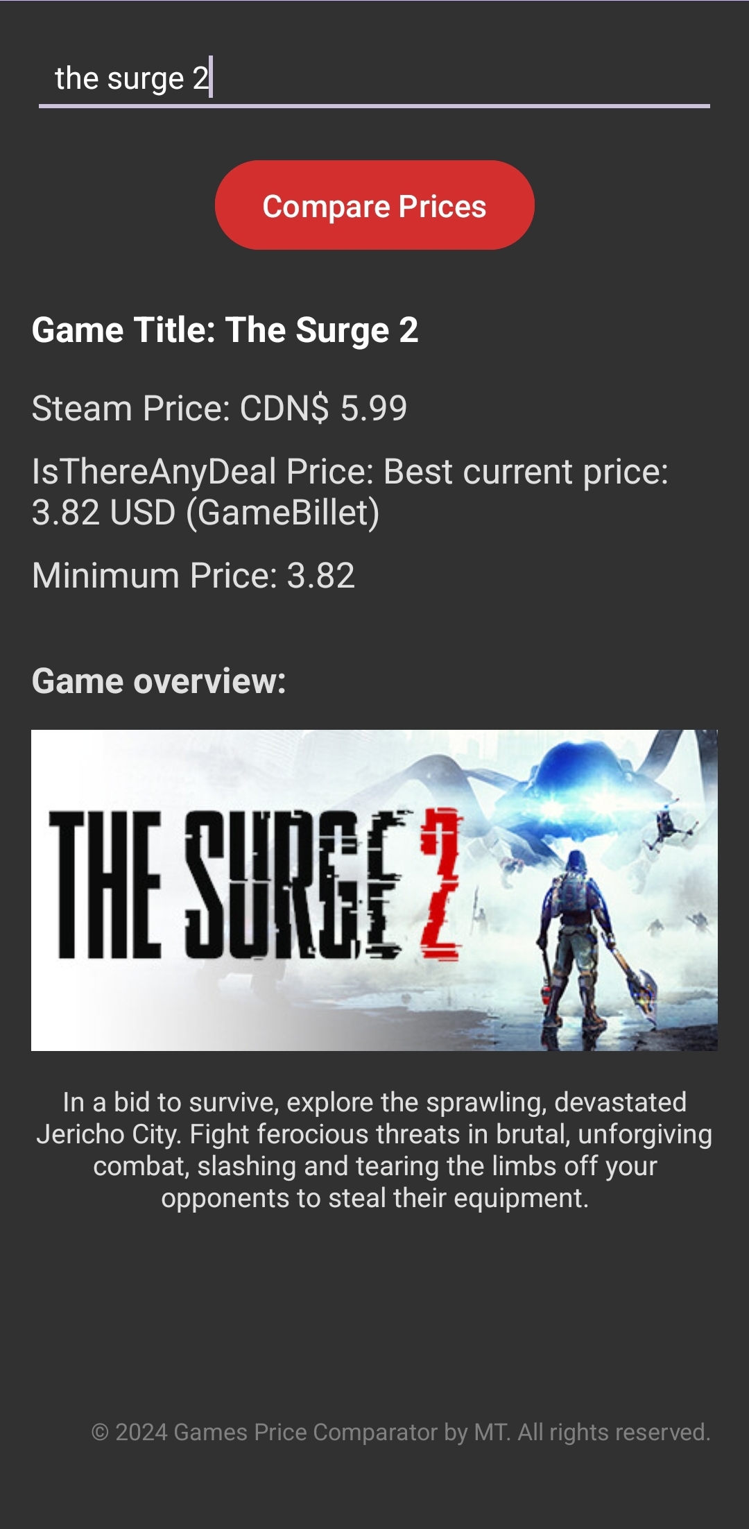 Screenshot of The Surge 2